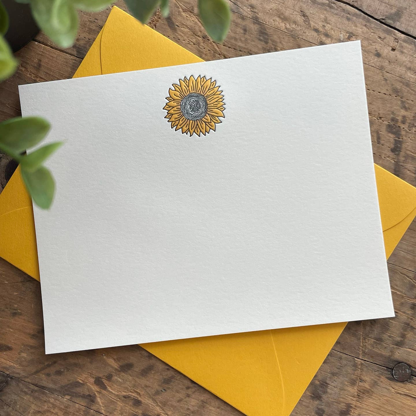 Sunflower Notecard