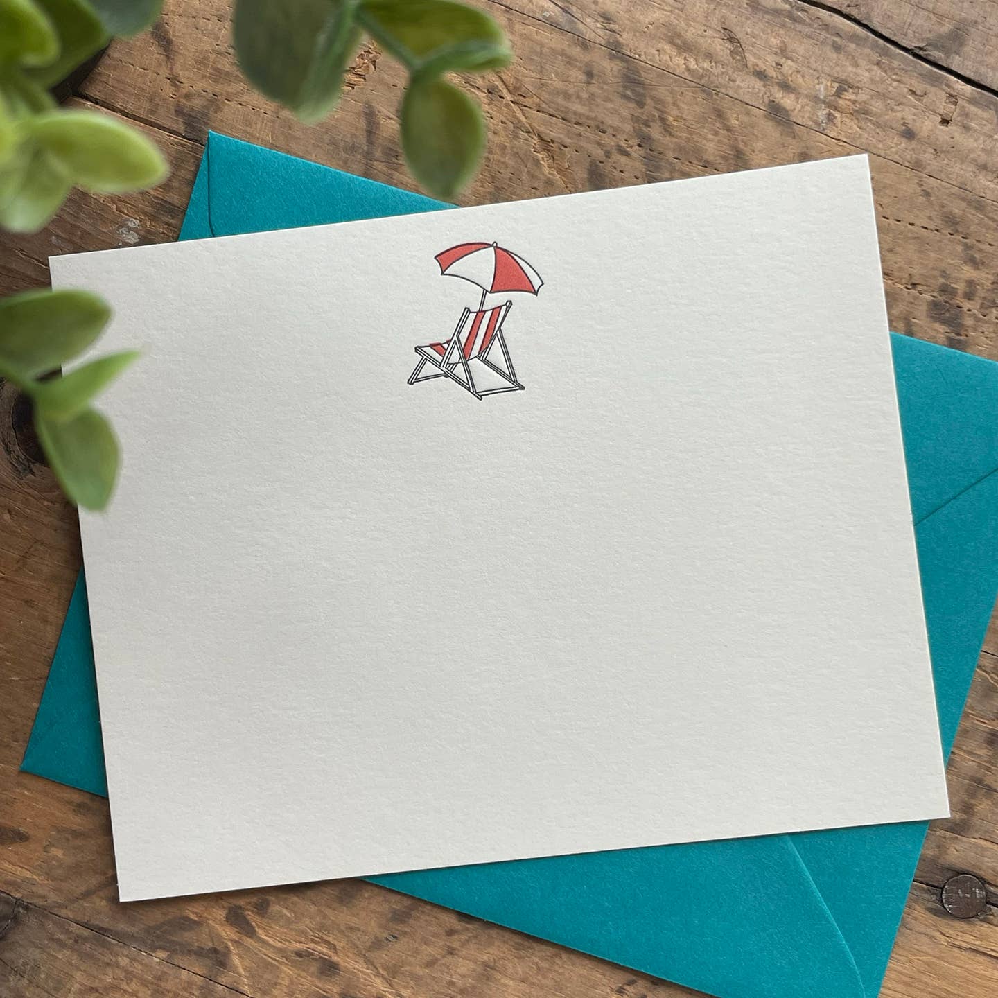 Beach Chair Notecard