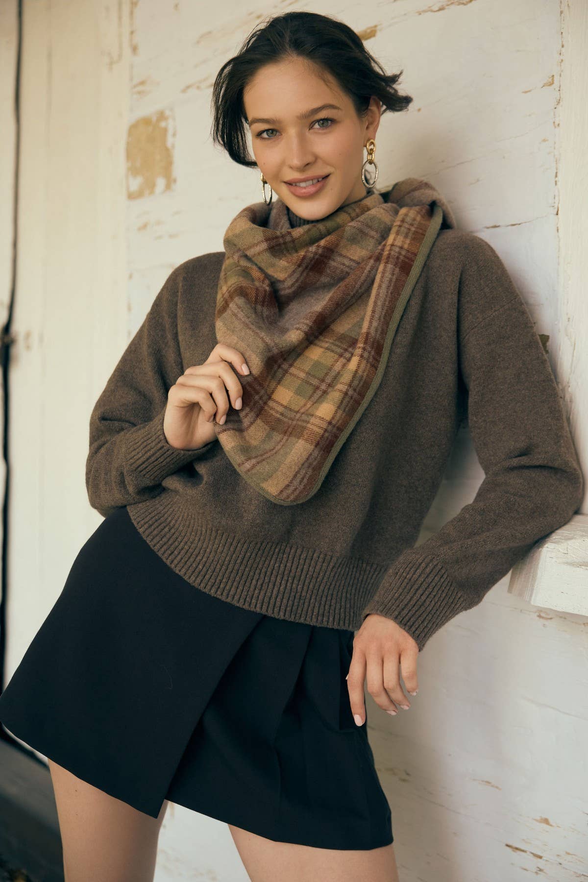 Wool Triangle Scarf