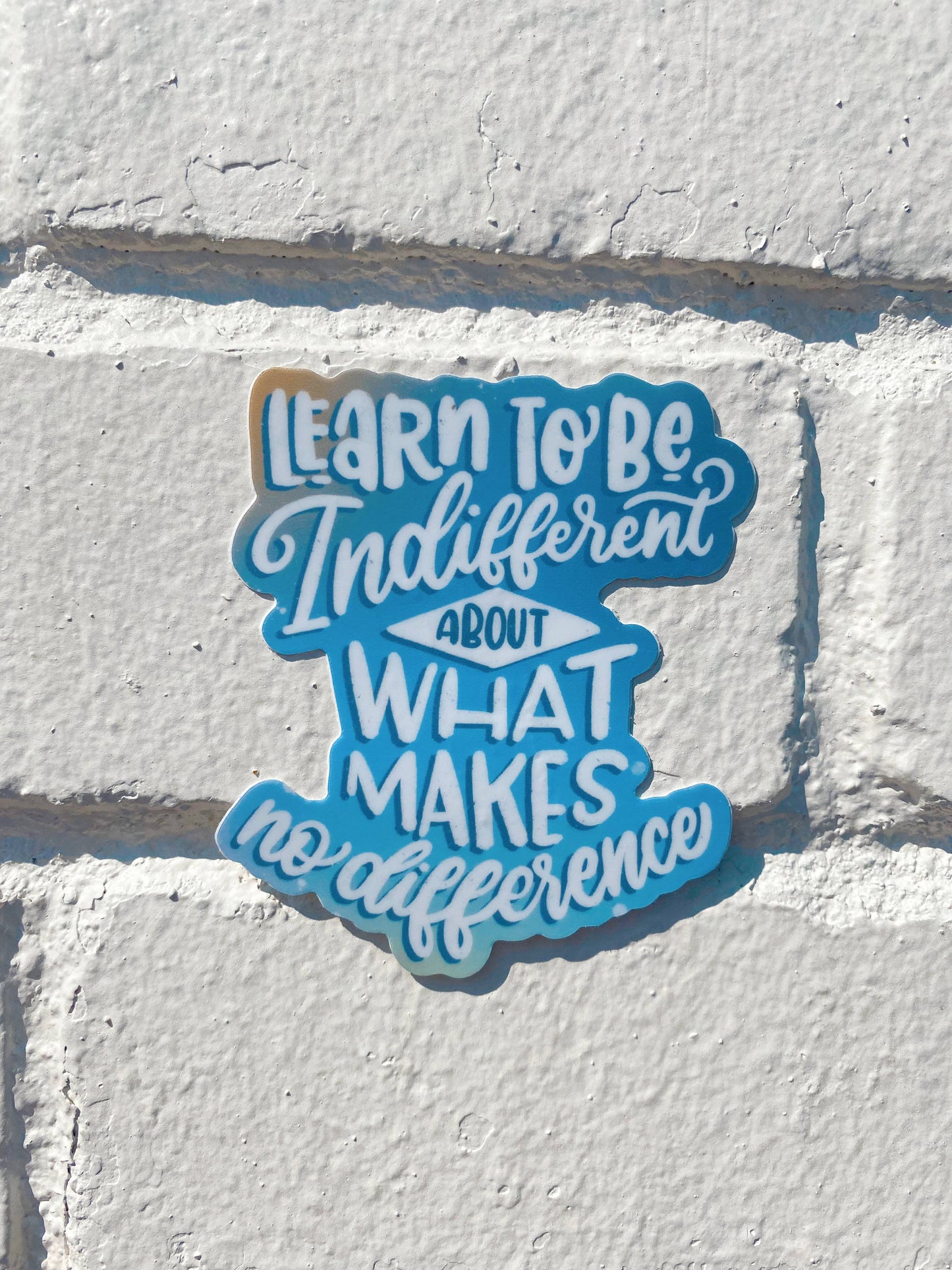 Learn to be Indifferent About What Makes No Difference