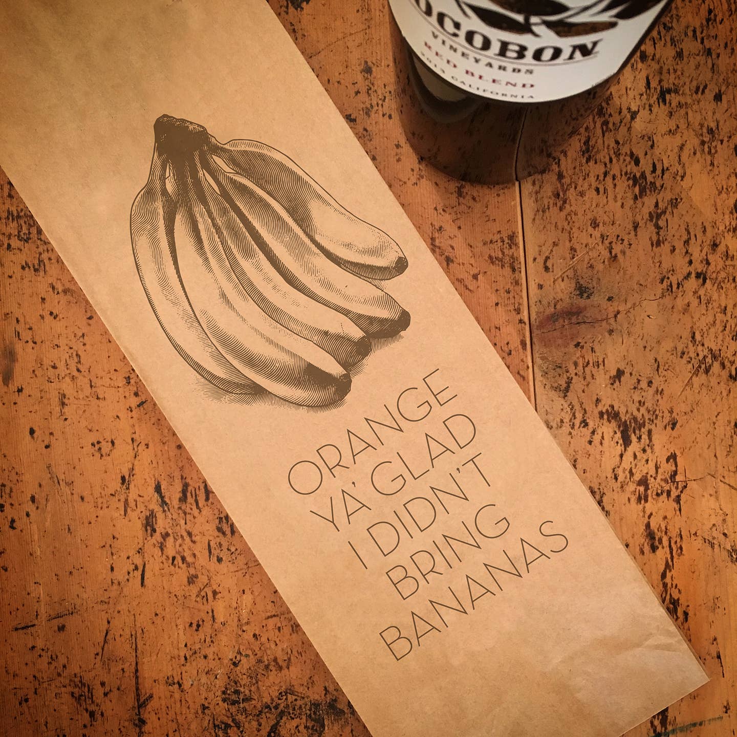Bananas Wine Bag