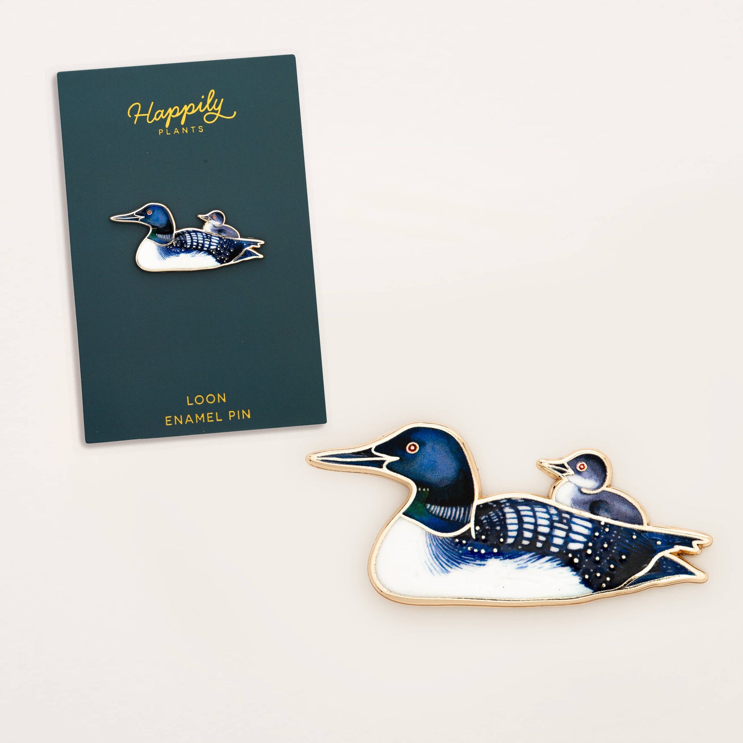 Loon Pin, Lake Lover Gifts, Nature Pins Bird Gifts