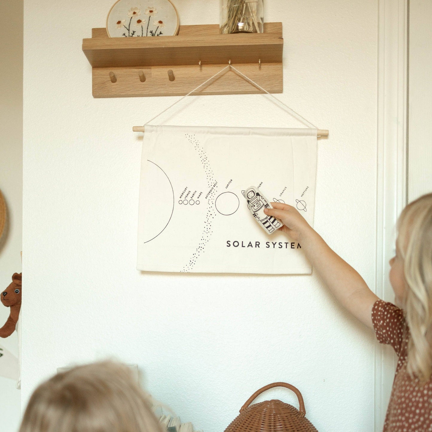 Solar system wall hanging