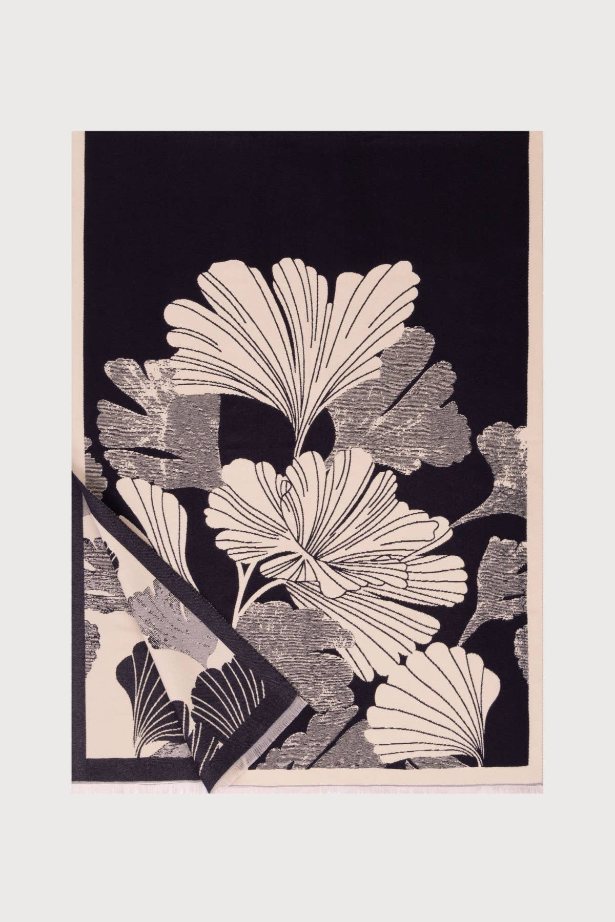 Ginkgo Botanical Reversible Scarf
