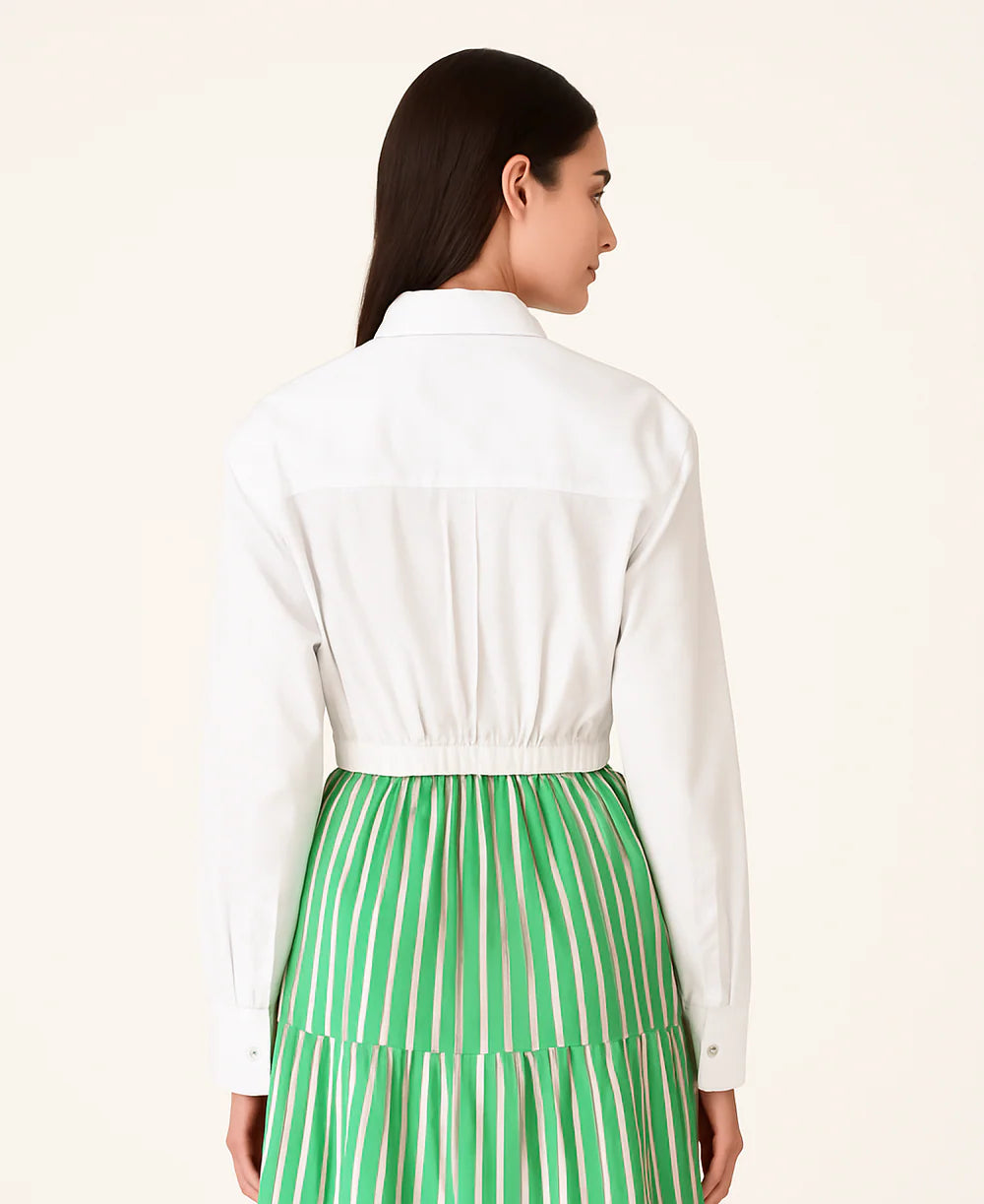 Augusta Top || White || Ivy Coast