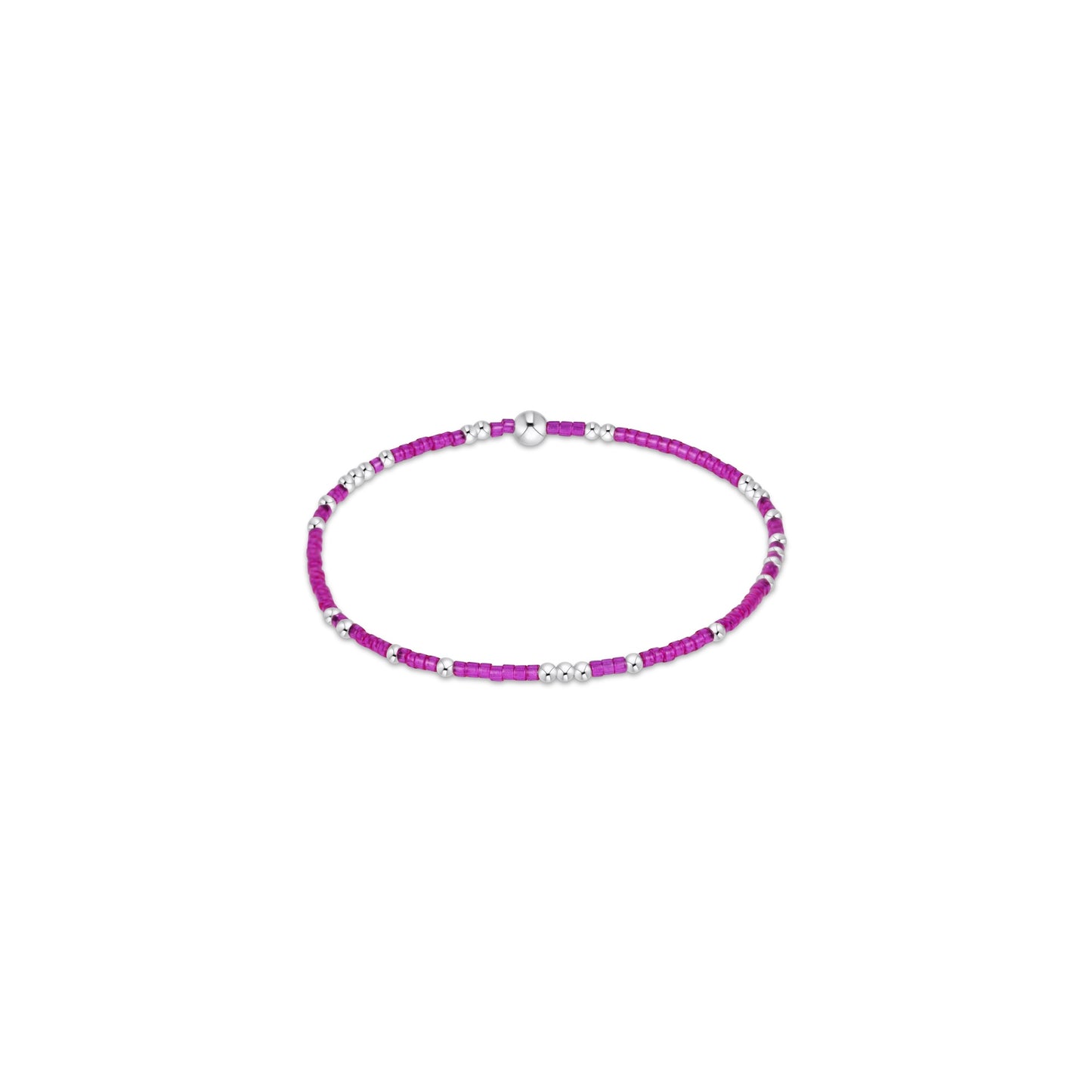 Hope Unwritten Sterling Bracelet - Fuchsia