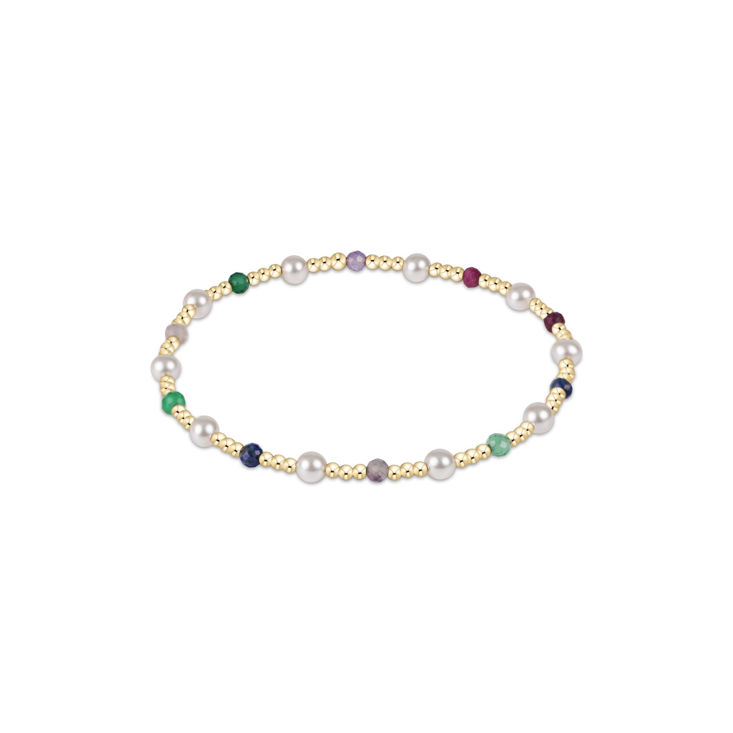 Pearl Sincerity Pattern 4mm Bead Bracelet - Hot Mess FW25