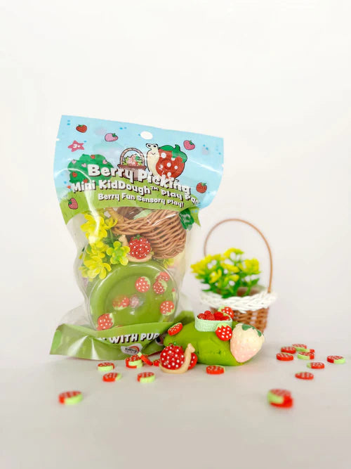 Berry Picking Mini KidDough Play Pack - Educational Sensory Toy