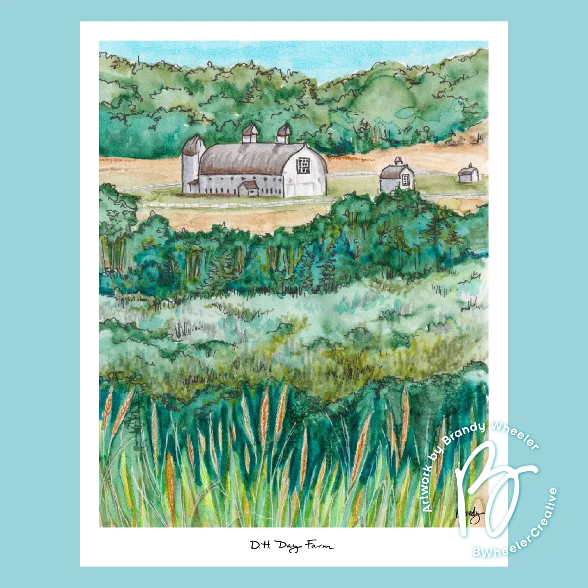 DH Day Farm Fine Art Print