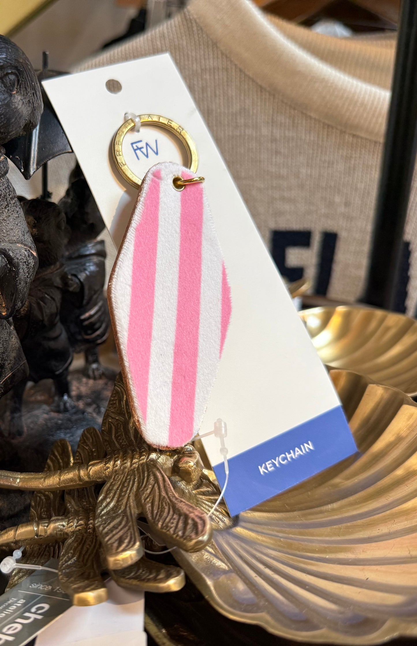 Custom Zip Code Hotel Keychain