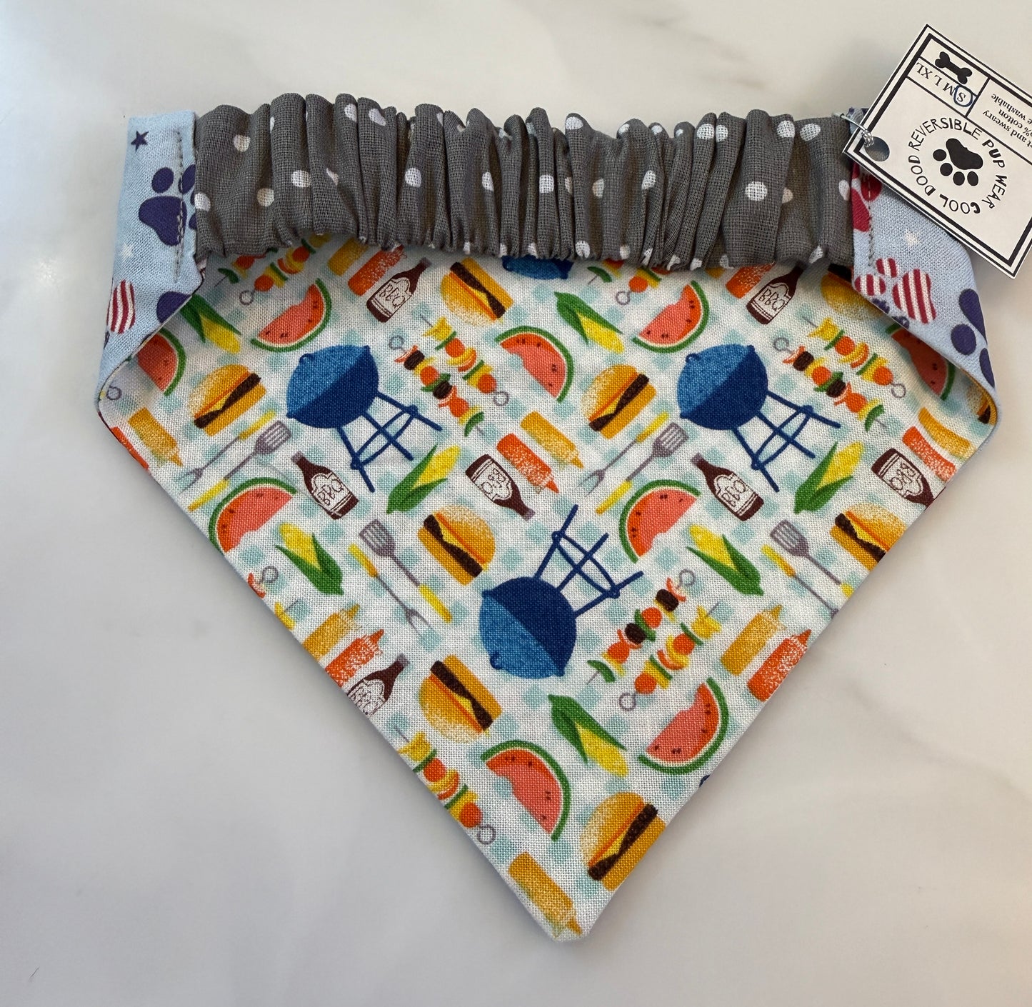 Doggy Bandana || Patriotic Paws Nice BBQ