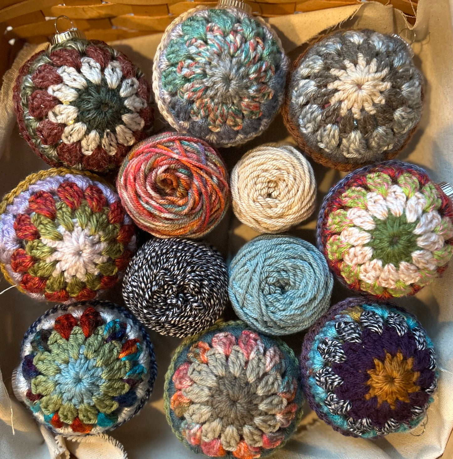 Crochet Baubles Handmade in Leelanau County