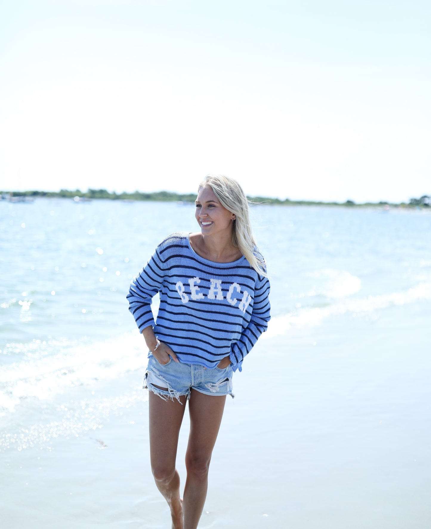 Apres Sea Cotton Crew Wooden Ships Sweater