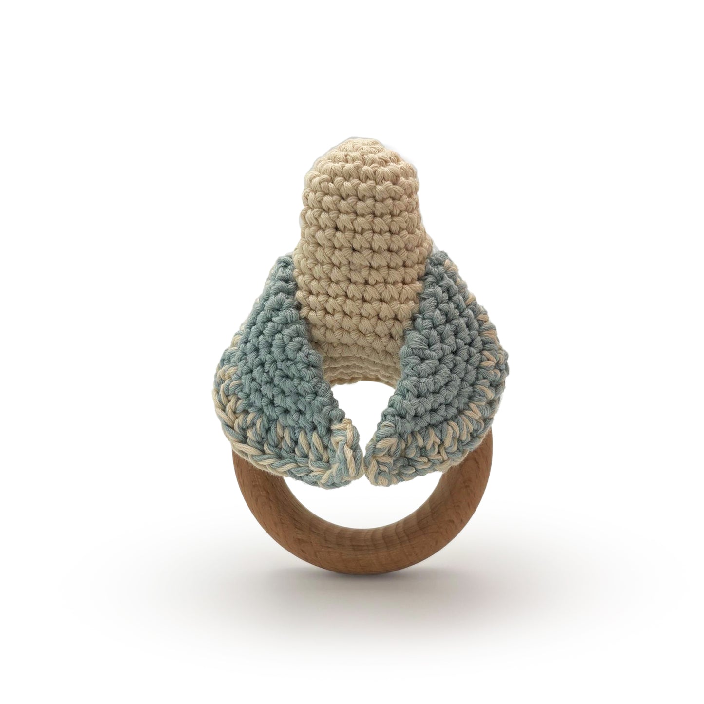 Blue Chickadee Baby Teether