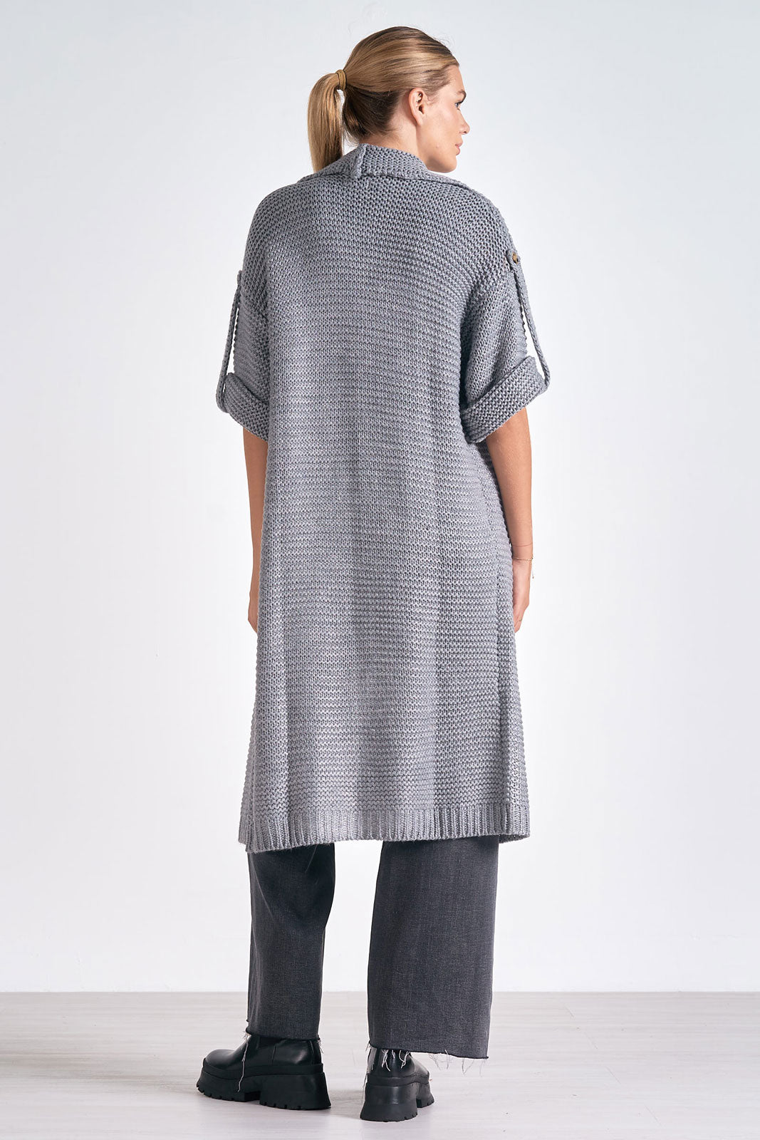 Long Charcoal Sweater