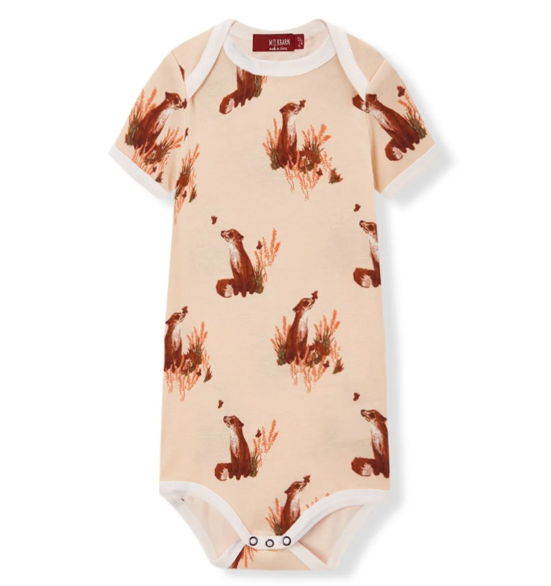 Organic Cotton Short Sleeve One Piece