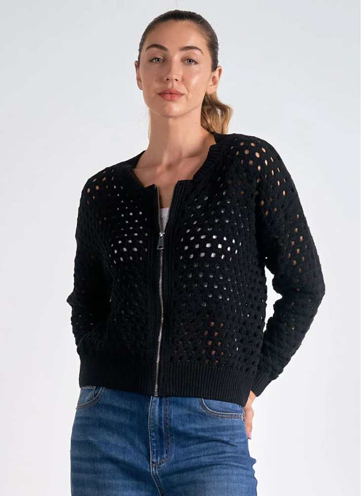 The Perfect Zip Cardigan