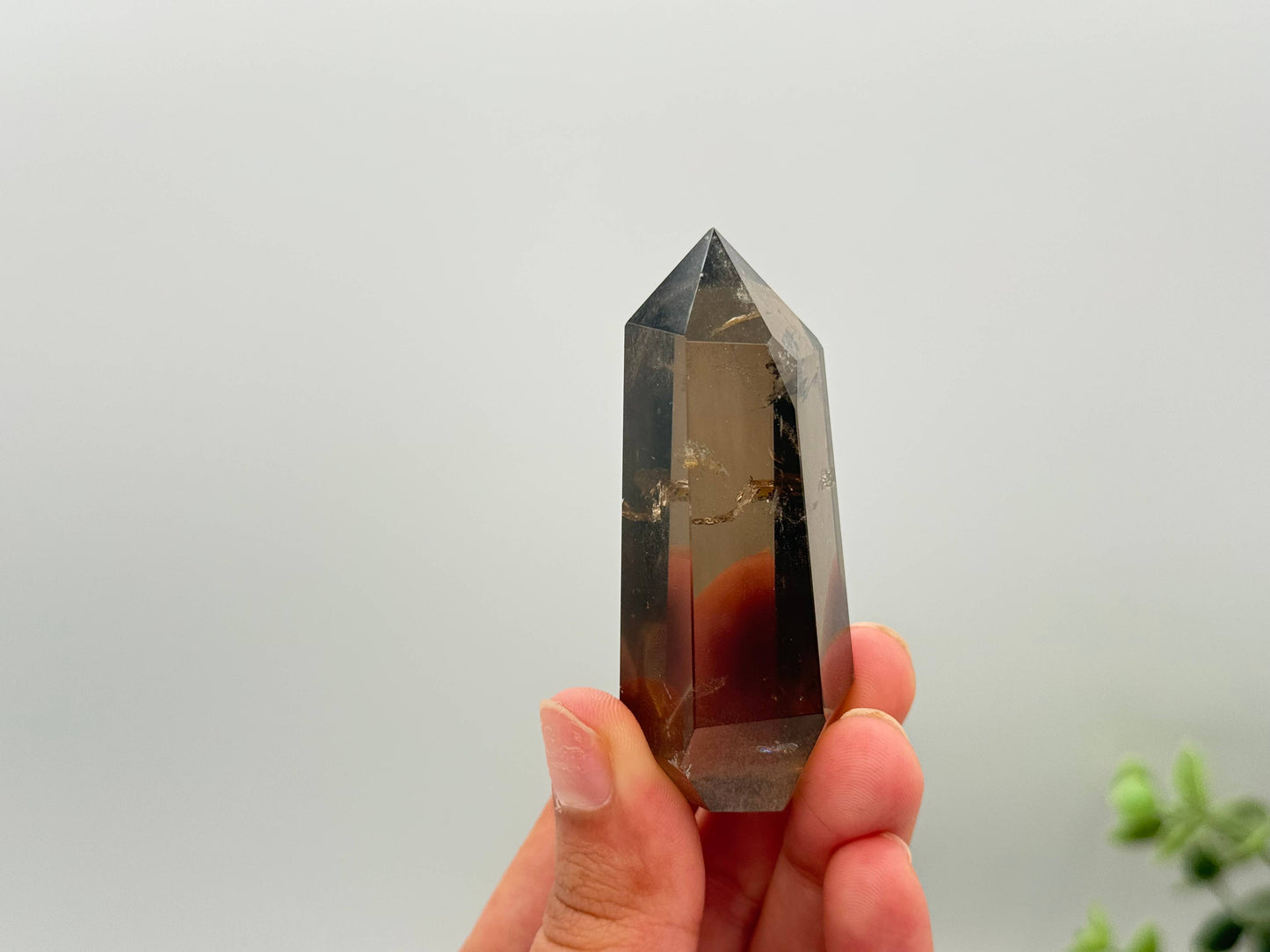 Smoky Quartz Crystal Polished Points - BRAZIL