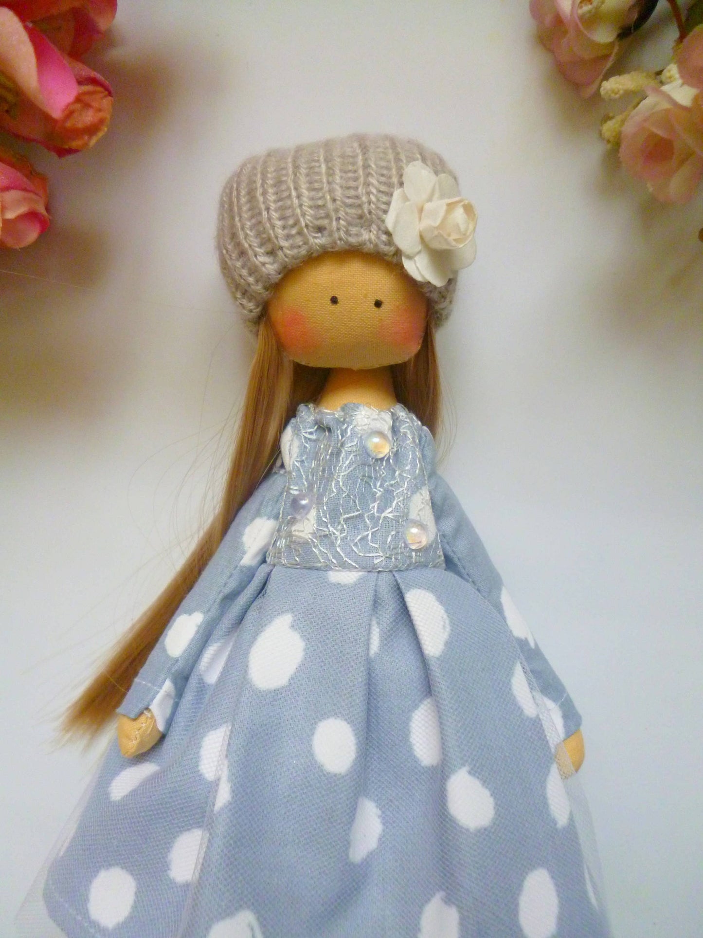 Handmade Keepsake Doll with Stitched Clothing – Heirloom Gift from Ukraine cloth doll, Fabric Doll, Textile doll, art doll