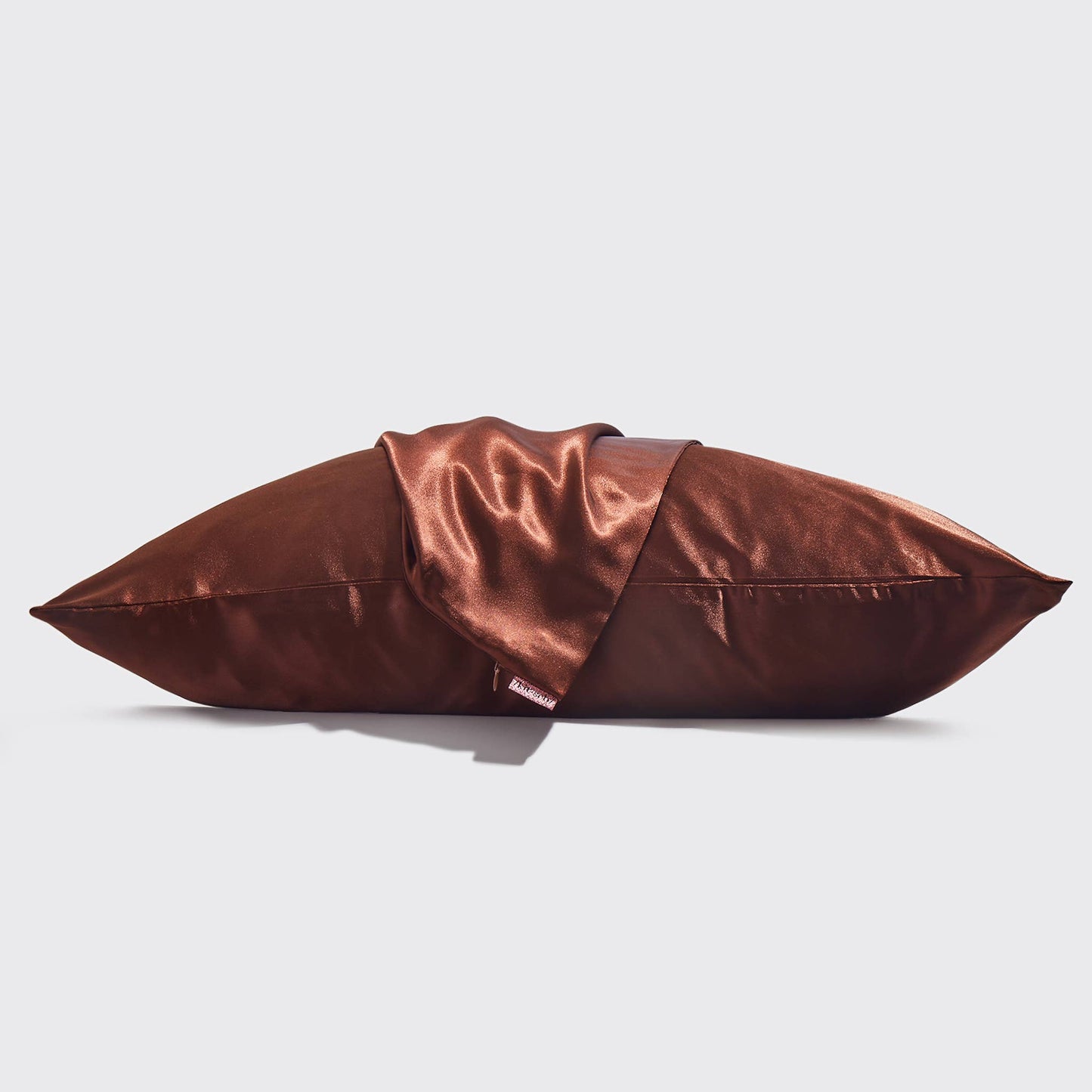 Chocolate Satin Pillowcase
