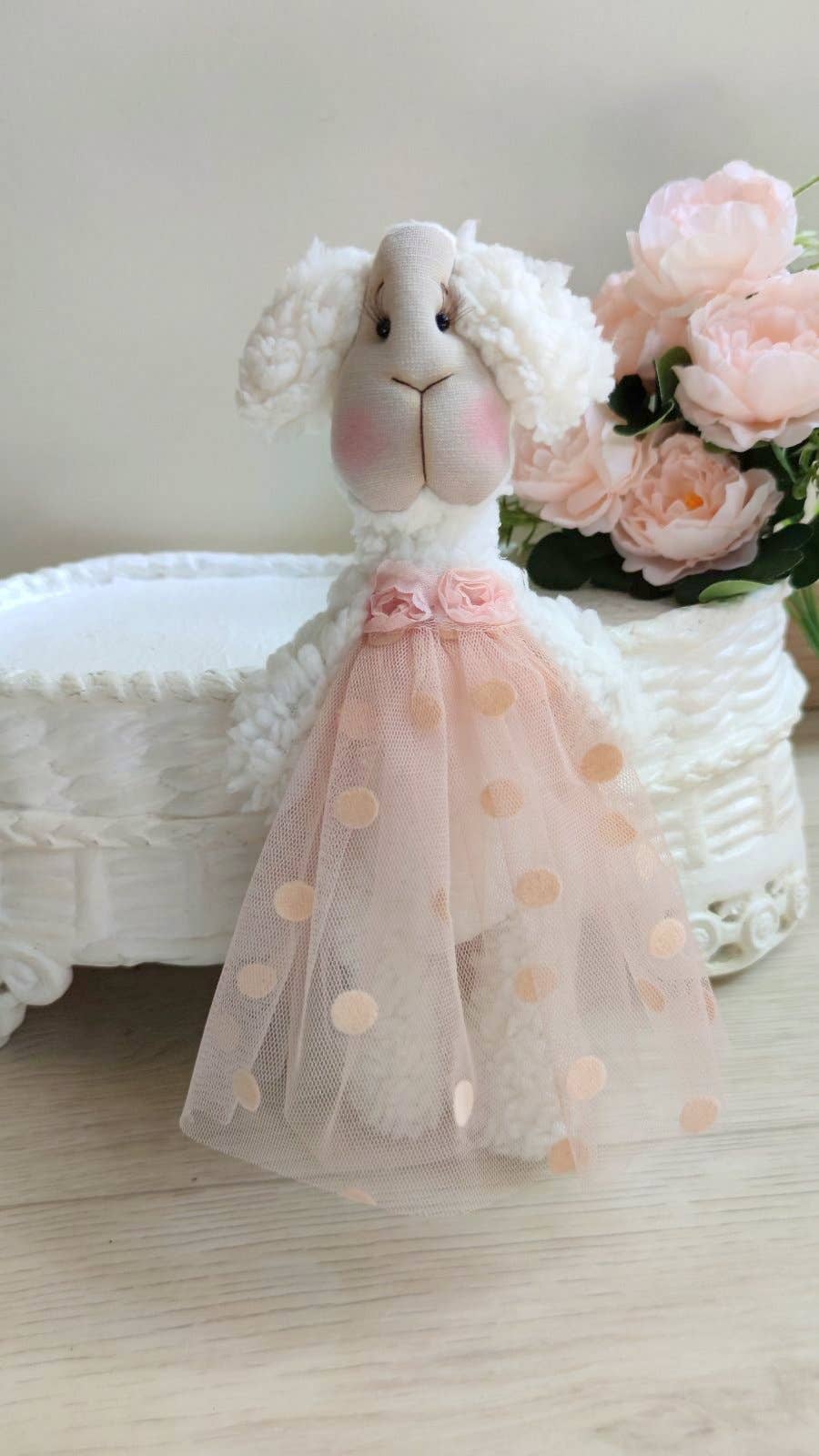 Lamb Lovey - Handmade Ukrainian Stuffy