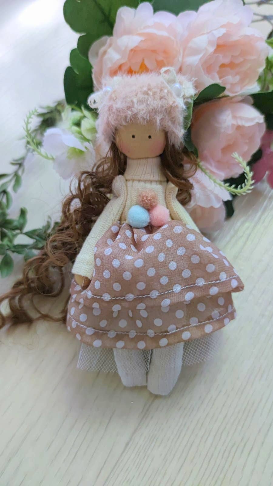 Handmade Keepsake Doll with Stitched Clothing – Heirloom Gift from Ukraine cloth doll, Fabric Doll, Textile doll, art doll