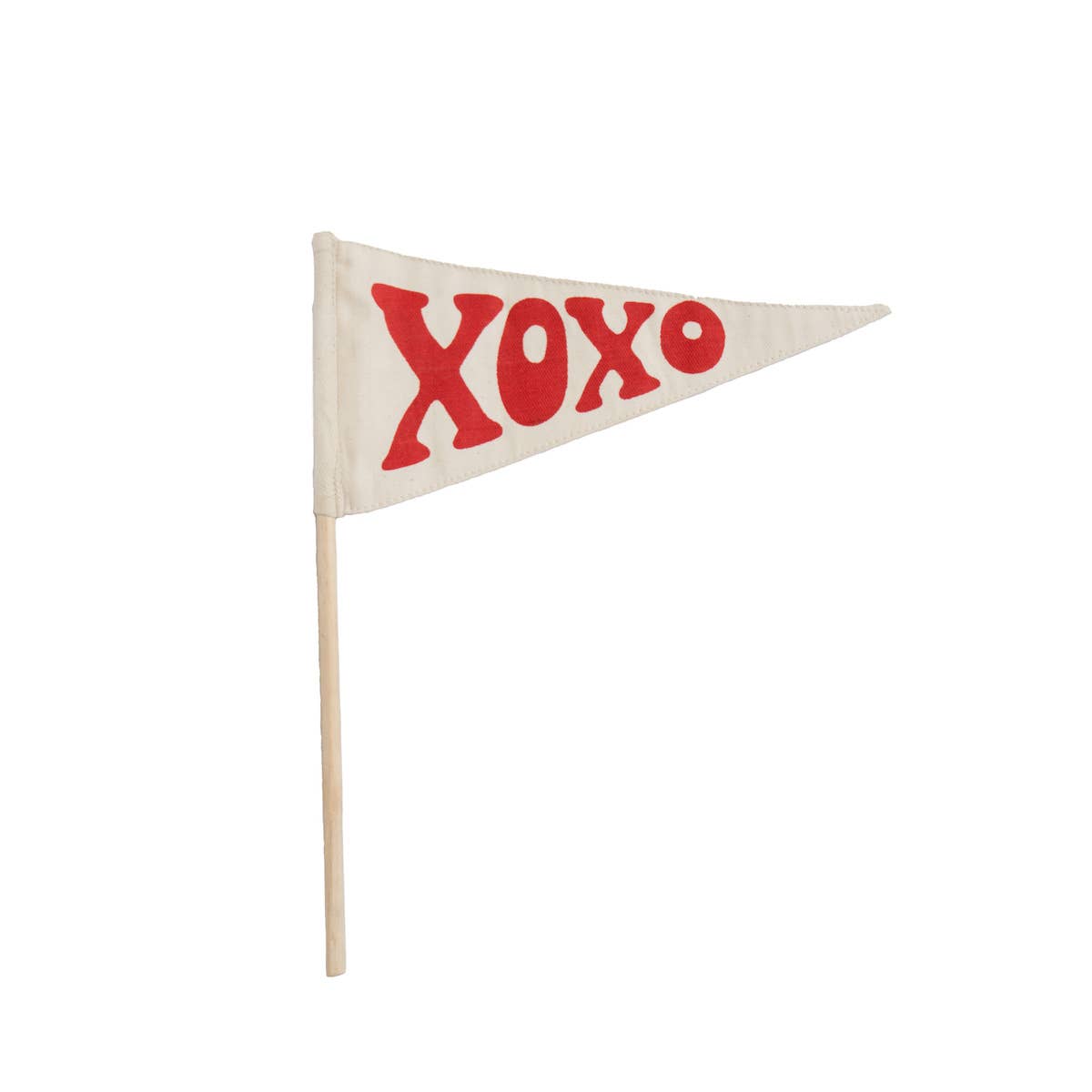 XOXO canvas pennant