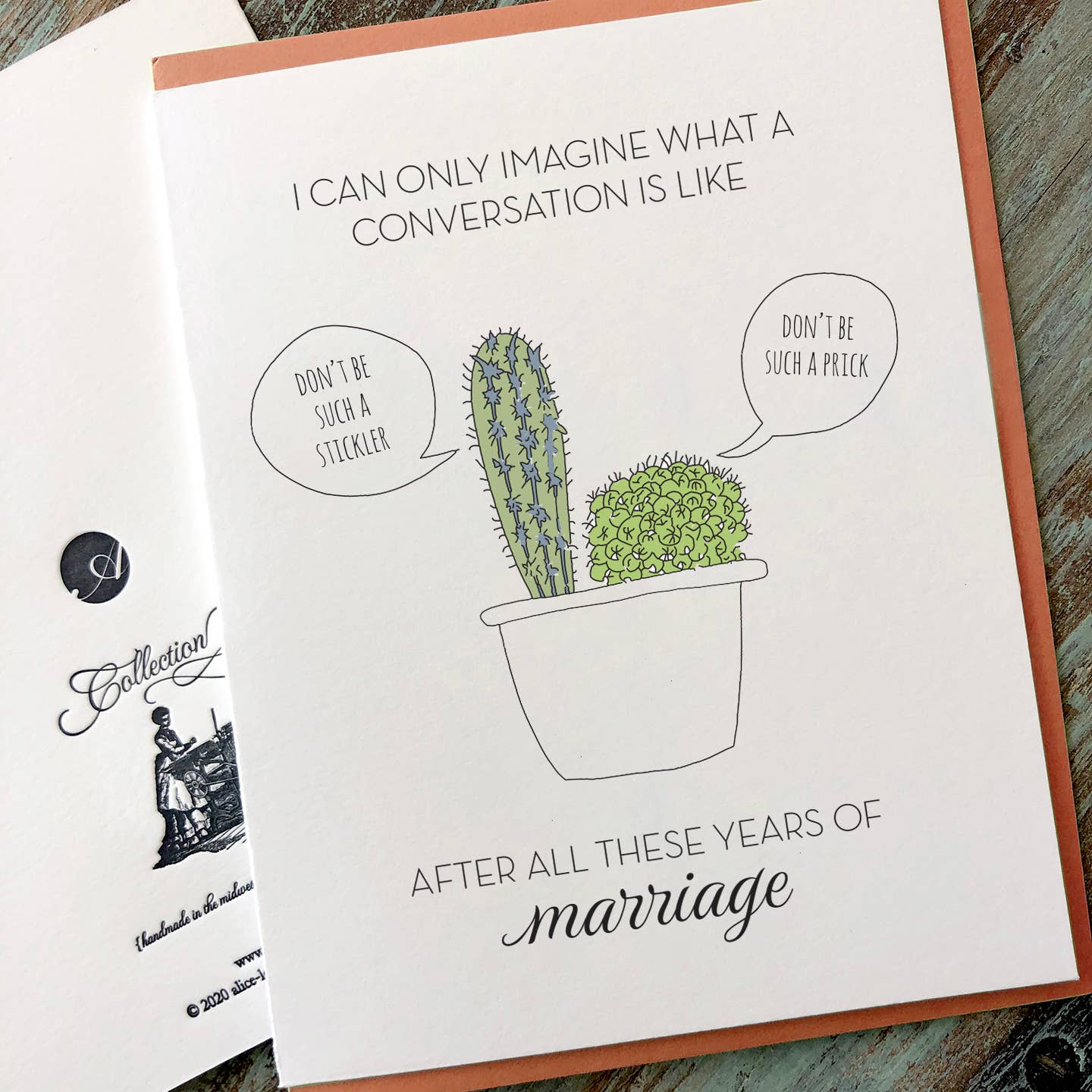 Prick Marriage Card