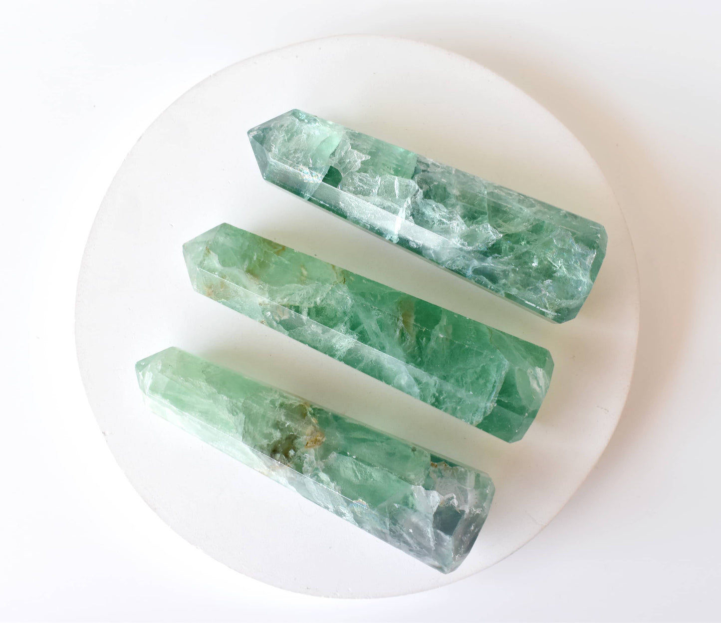 Green Fluorite Tower Point (Spiritual Awakening & Grounding