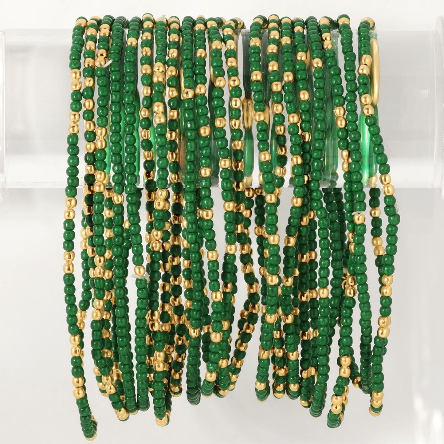 Bracelets Assorted 2mm Single Color Stretch Seed Bead