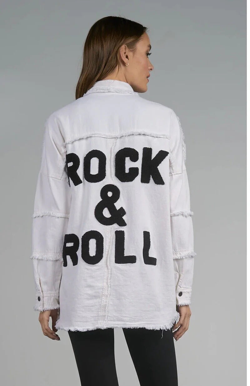 Devan Elan Jacket White Rock deals & Roll