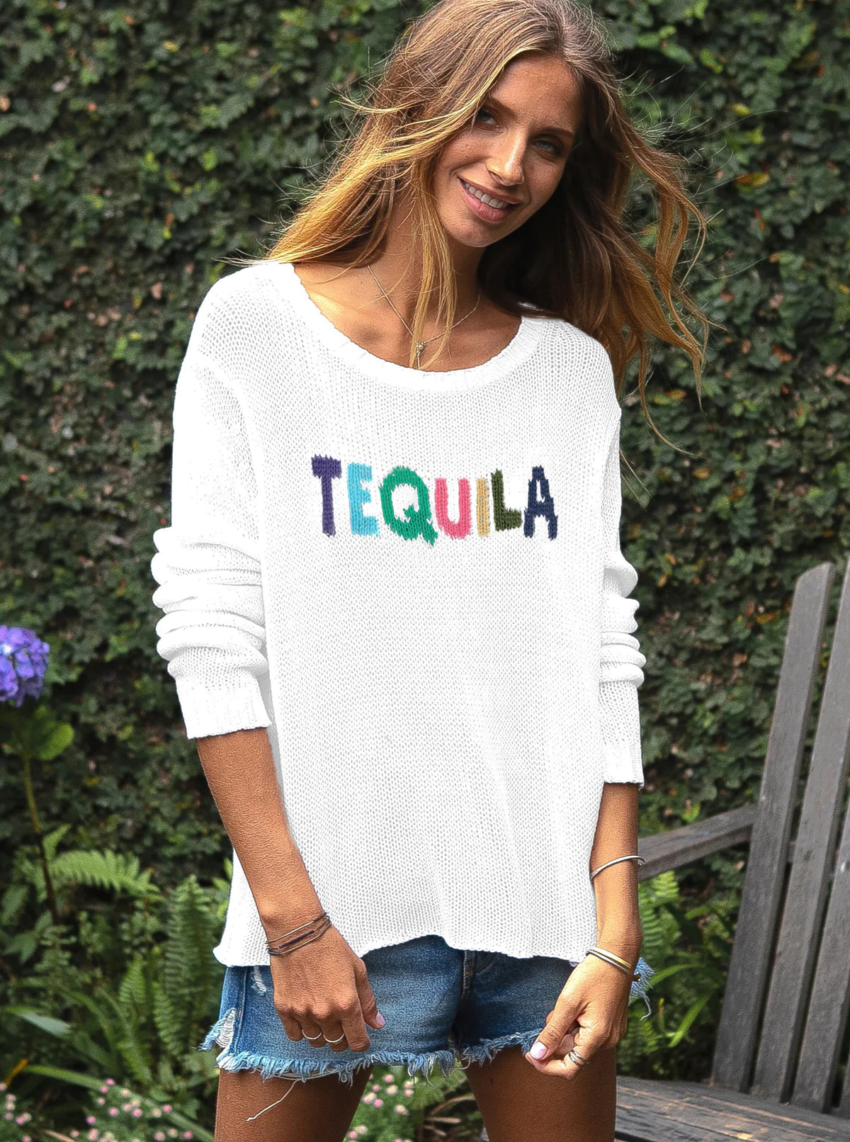 Tequila Cotton Crew Neck Sweater