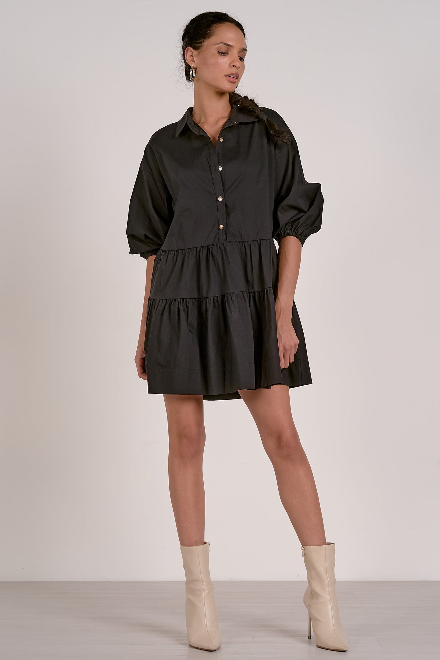 3/4 Ballon Sleeve Dress