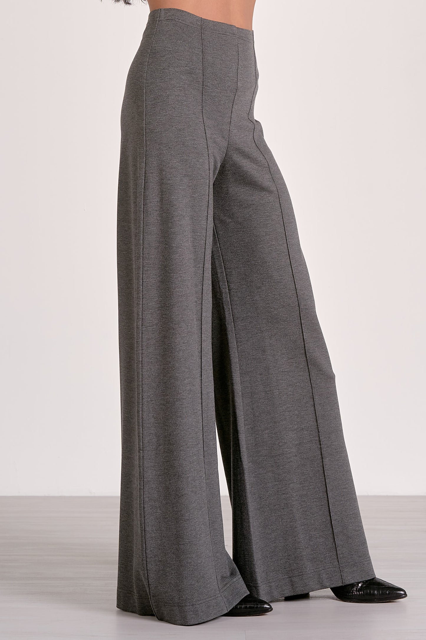 Elan Grey Pants Wide Leg