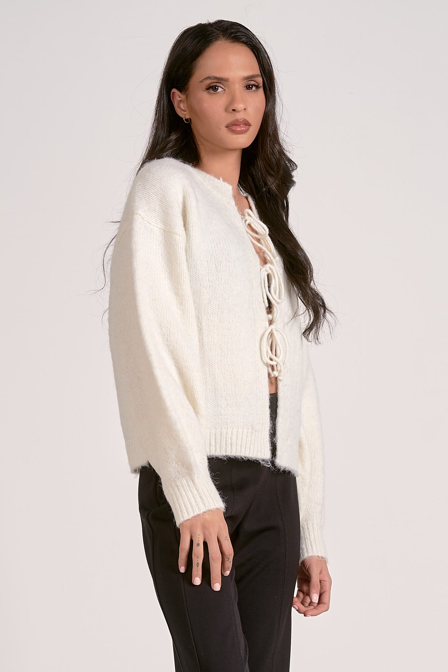 Tie Front Elan Sweater