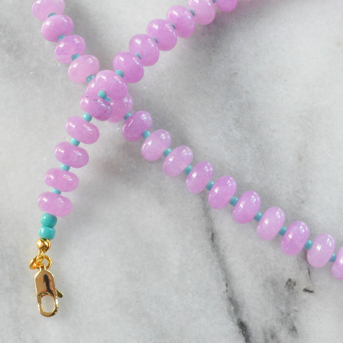 Gemstone Juice Necklaces with Dyed Jade Beads