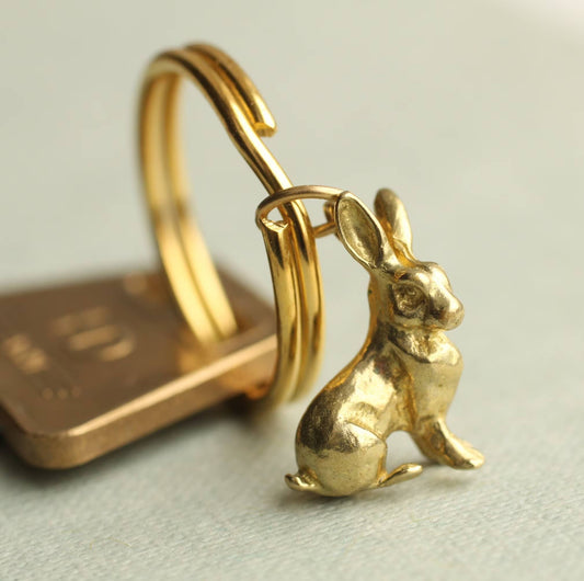 Tiny Rabbit Keyring