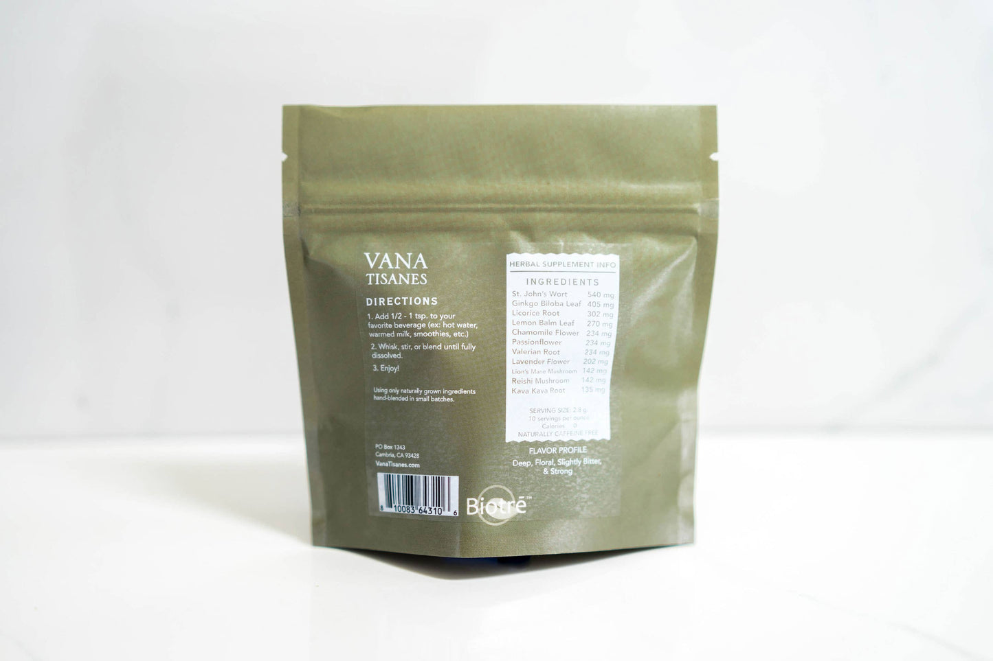 Happy | Fine Plant & Mushroom Powder from Vana Tisanes