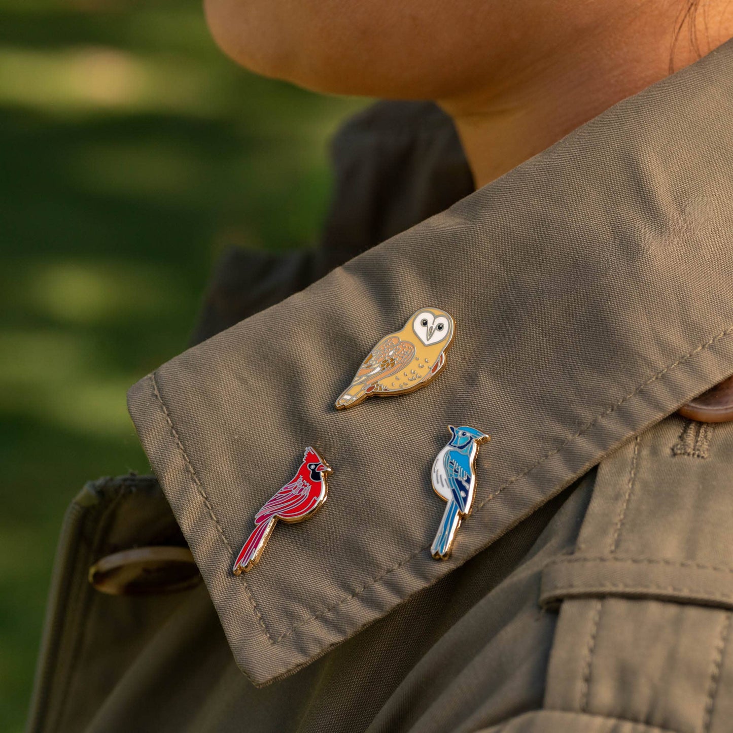 Red Cardinal Pin, Holiday Bird Gifts