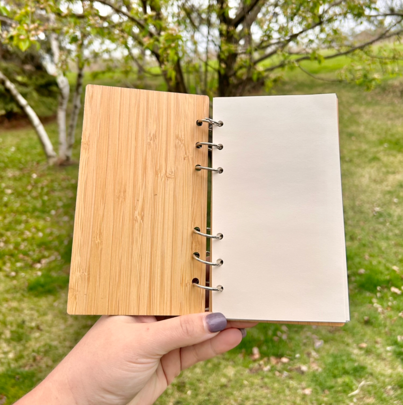 Bamboo Ringed Notebook | Stationary Bestseller