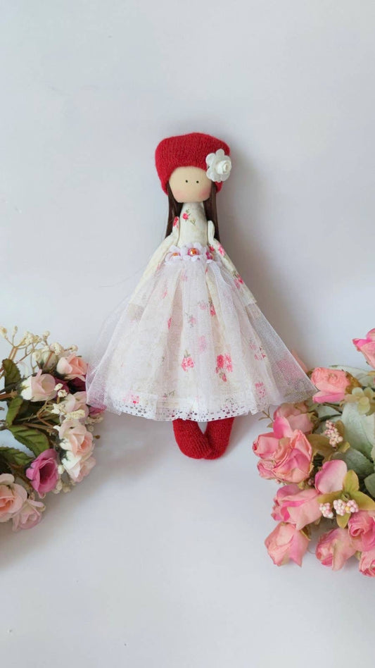 Handmade Keepsake Doll with Stitched Clothing – Heirloom Gift from Ukraine cloth doll, Fabric Doll, Textile doll, art doll
