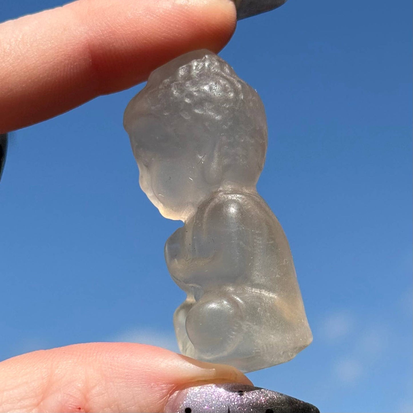 Fluorite Buddha