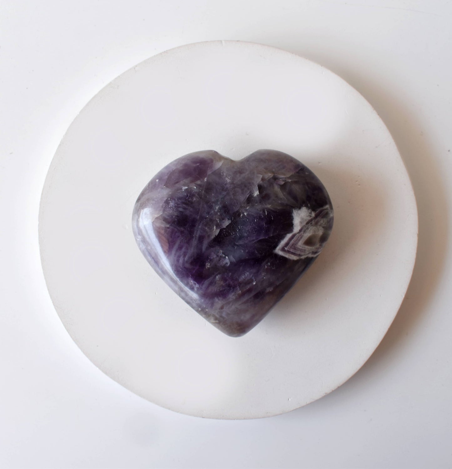 2inch Amethyst Hearts | Puffy Large Crystal Hearts
