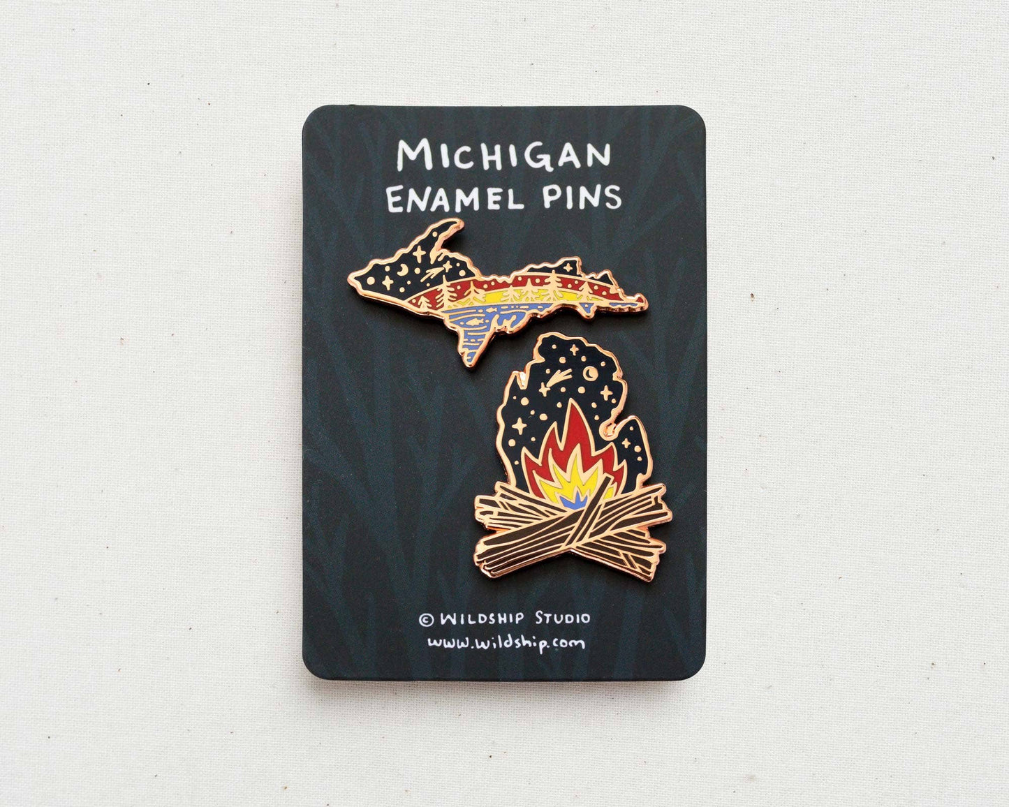 Michigan Enamel Pin Set