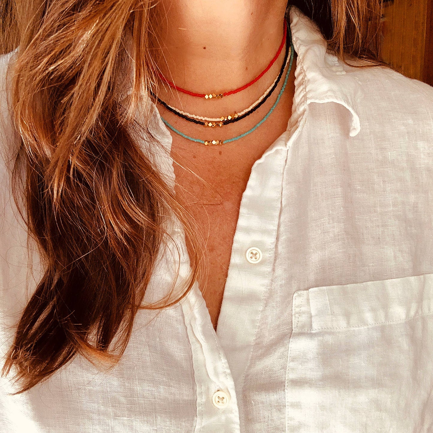 Beaded Choker Necklaces