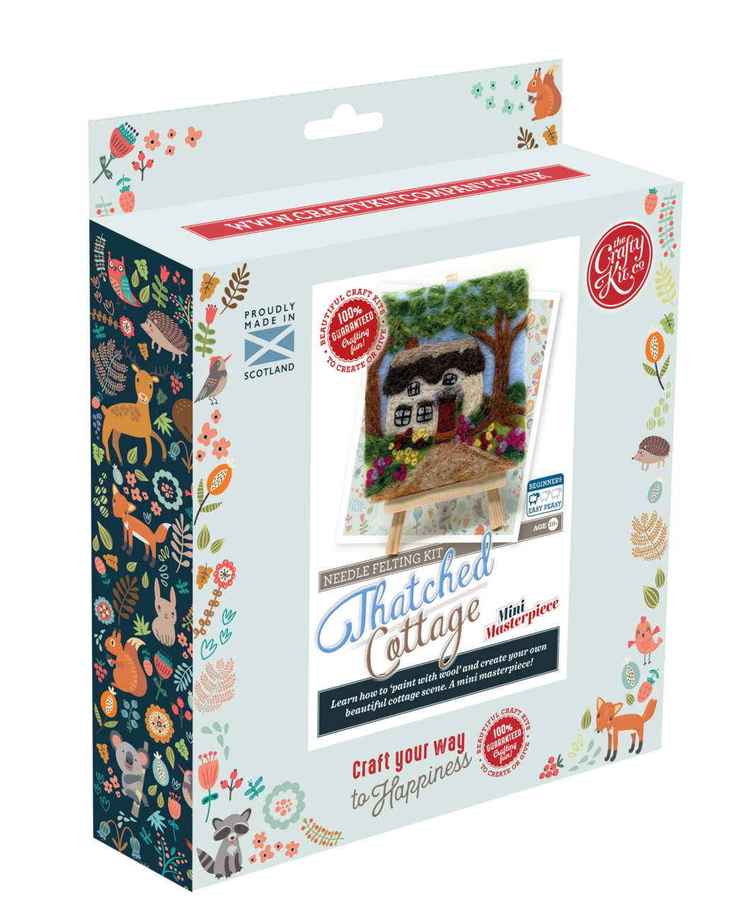 Paint with Wool:Mini Masterpiece Thatched Cottage Craft Kit