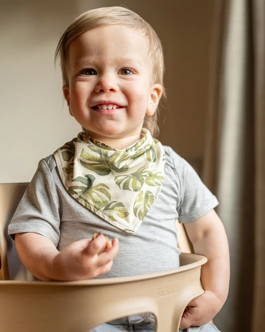 Organic Cotton Stretch Kerchief Bibs