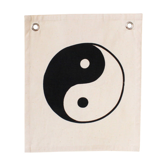 Yin Yang Canvas Banner