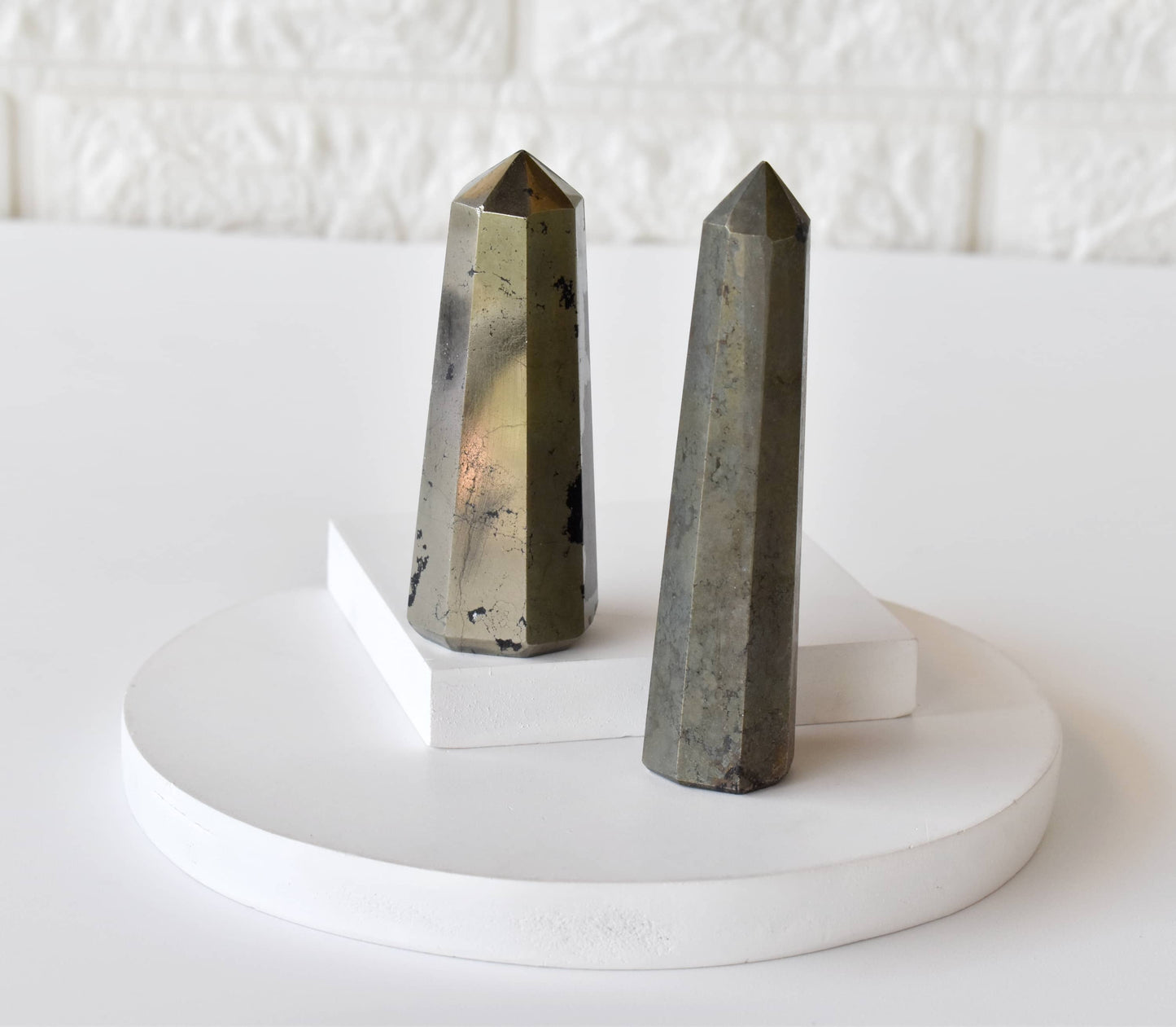 Pyrite Tower Point (Creativity and Strength) Abundance