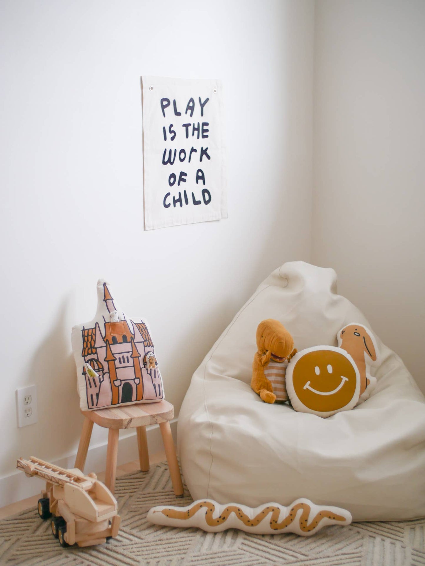 Play is the work of a child banner